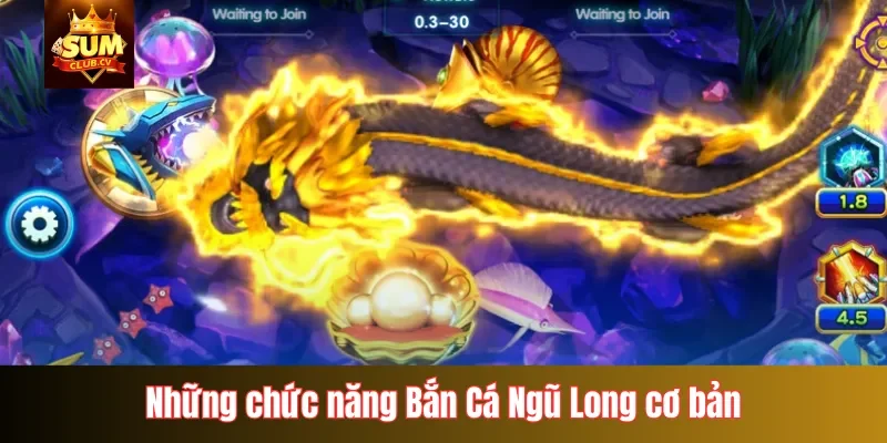 Những chức năng Bắn Cá Ngũ Long cơ bản